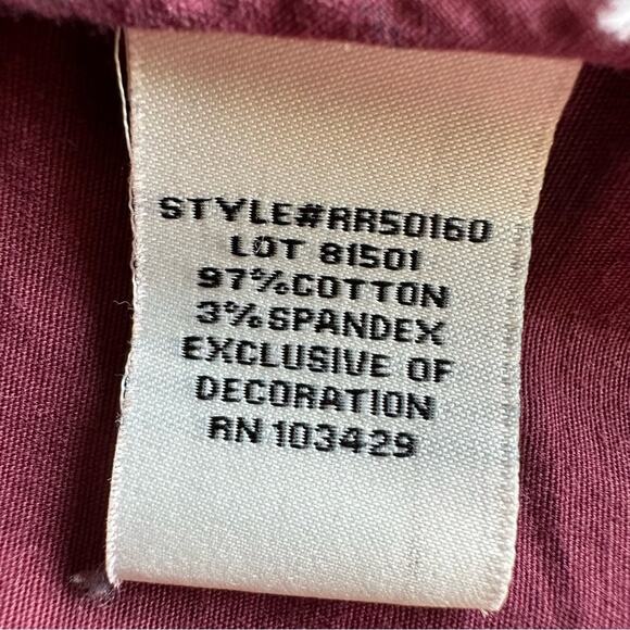 Marrakech by Anthropologie Utility Jacket Field Jacket Anorak Burgundy Medium - Picture 10 of 13